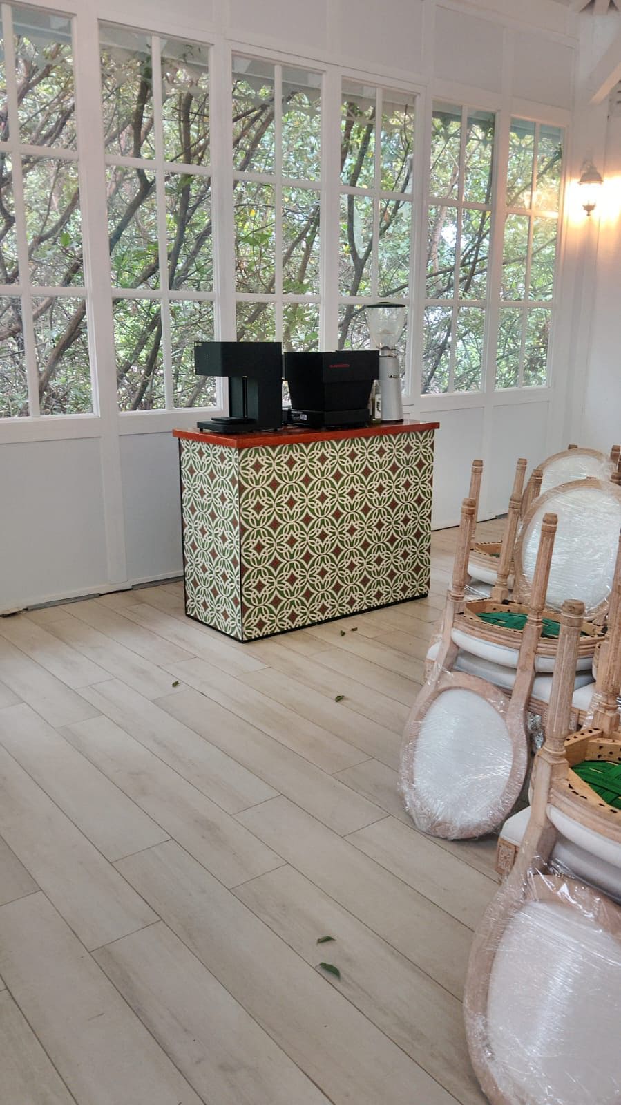 Cafering coffee cart at a private social gathering