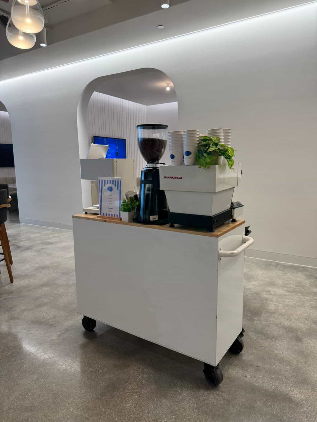 Office coffee cart service