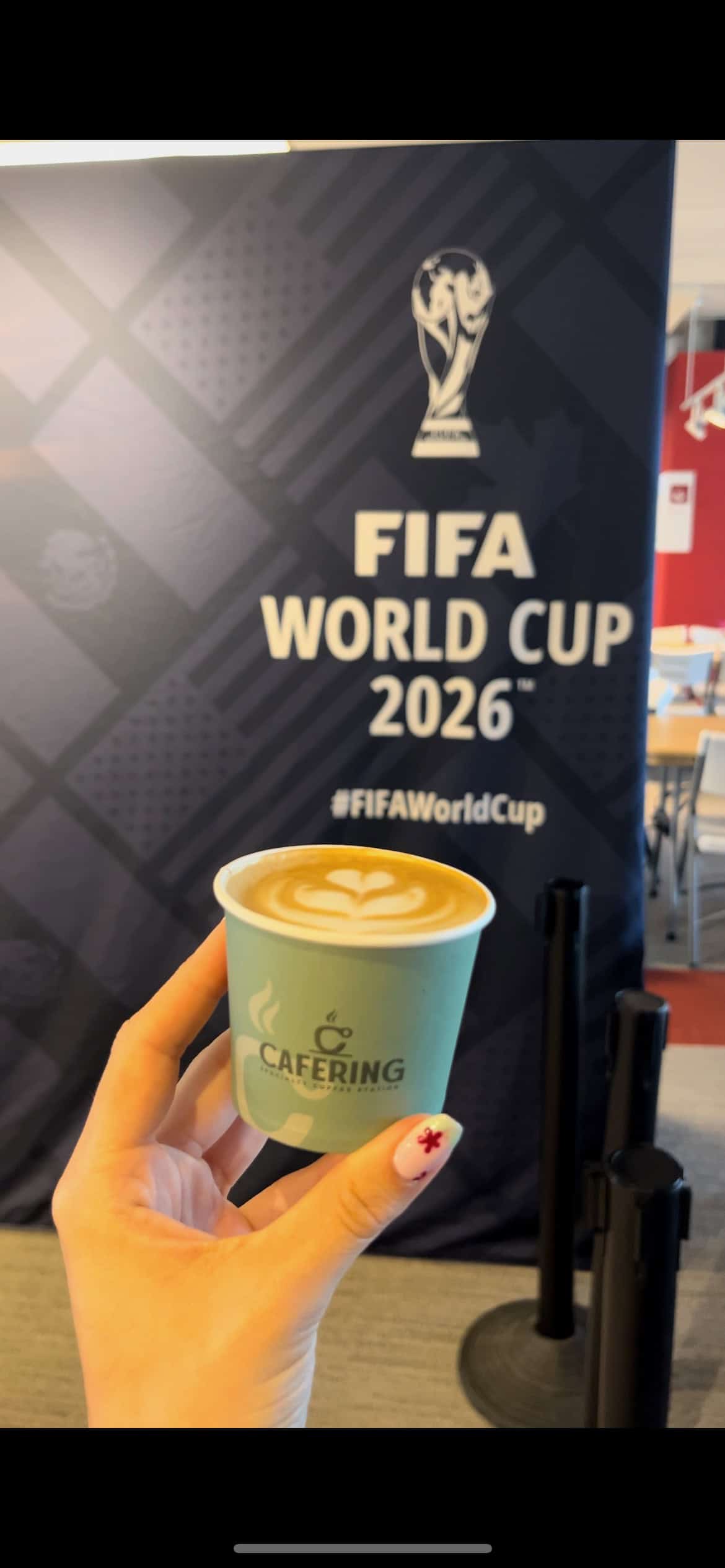 Cafering coffee catering at the FIFA World Cup Miami office