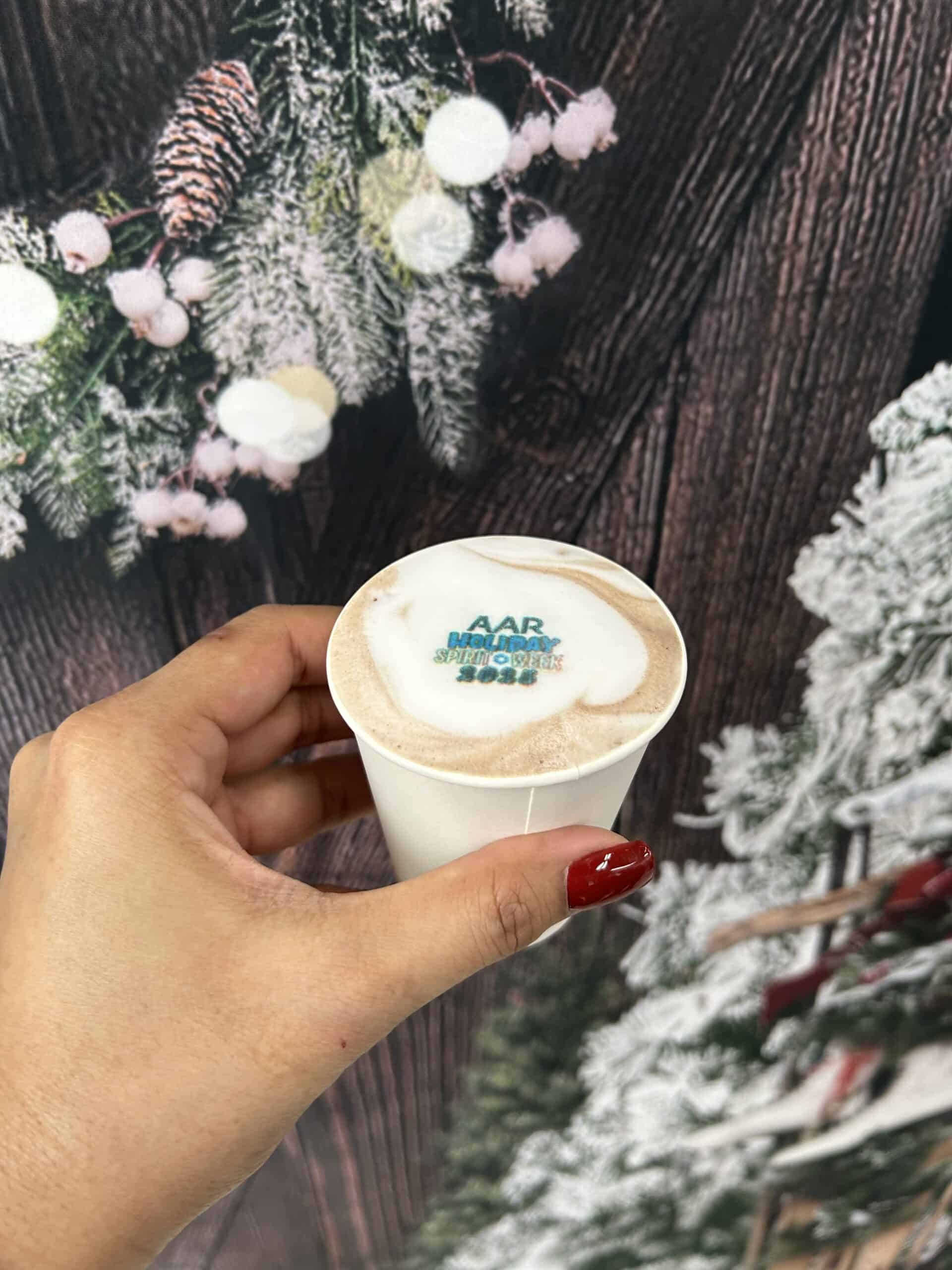 Cafering hot chocolate cart serving guests at a Miami event